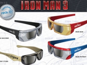 超帥鋼鐵人 3D 眼鏡，四種造型任你選