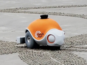  Beach Bot：自動塗鴉海龜機器人！