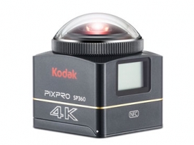 4K 高畫質，Kodak SP360 4K 全景 VR 攝影機登台