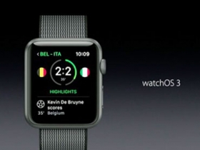 Apple Watch 再進化！watchOS 3 加入大量功能