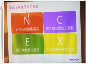 【新知】諾基亞產品線　NECX 四系到位