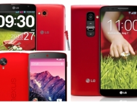 LG 紅三軍：G2、G Pro lite、Nexus 5 紅色上市