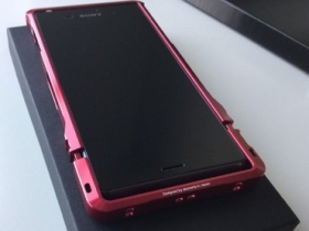 【開箱】日本工藝Alumania Sony Z3 紅色金屬框