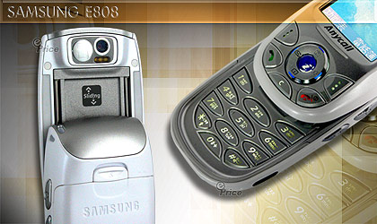 甜美系手機　品嚐 Samsung  E808 精緻之美