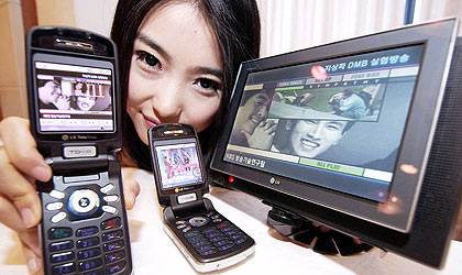 DMB 數位通訊手機　LG 帶領世界 3G 新浪潮