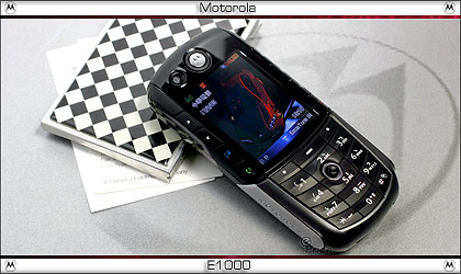 未來 3G 新鮮貨　MOTO 開創先鋒 E1000