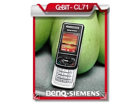 【 CeBIT 展】BenQ-Siemens CL71 滑出沉穩