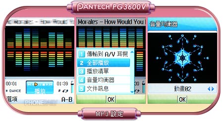 玩轉音樂！　Pantech PG3600V 影音實測