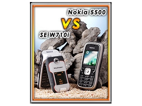 運動手機大對決！SE W710i vs. Nokia 5500