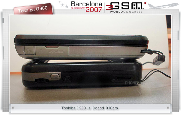 HSDPA 大力加持　Toshiba G900 往智慧邁進