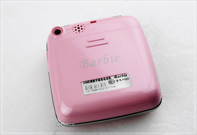 美眉限定　甜美系 Barbie 芭比粉餅手機