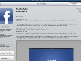 Facebook iPad 官方程式推出，功能試用介紹