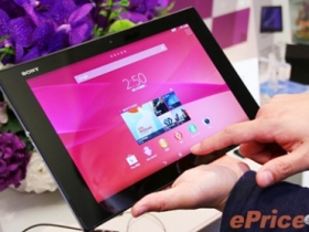 纖薄高規可通話　Sony Xperia Z2 Tablet 試玩