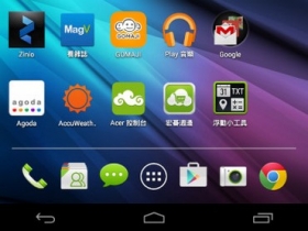 Acer Talk S 使用者介面UI使用心得