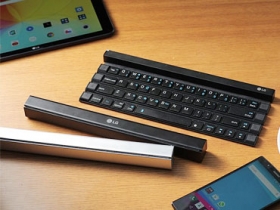 LG Rolly Keyboard：卷軸式收納的藍牙鍵盤