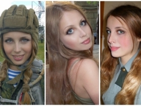 俄羅斯超正美女戰士，有她要募兵應該很容易吧？