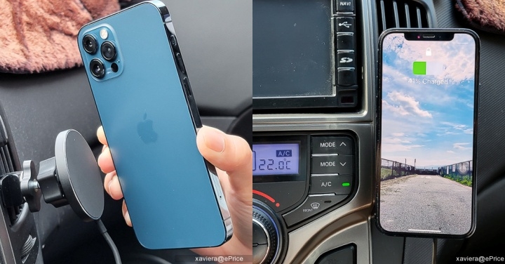 「敗家之路」讓 iPhone 一秒就吸上的圓一 Magsafe 車充