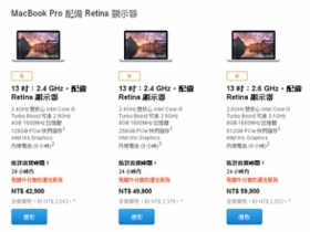 新版 MacBook Pro 開賣，出貨時間改為 24 小時內