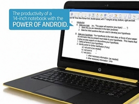 ​違反常規？HP 推出 14 吋的 Android 筆電