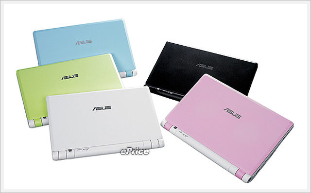 ASUS Eee PC 4G Surf　5 色搶先精彩上市