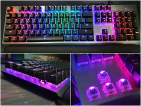 我的色彩由我決定，曜越海王星 RGB 機械式青軸電競鍵盤開箱試用