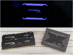 HyperX FURY RGB SSD固態硬碟與DDR4電競記憶體-電競主機效能升級有感，更帶來RGB吸睛視覺燈效