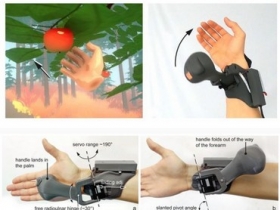 微軟利用簡單機械裝置讓使用者在 VR 環境內感受物品持握觸覺