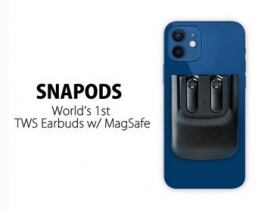 Snapods：世界首款相容 MagSafe 的真無線耳機開放募資