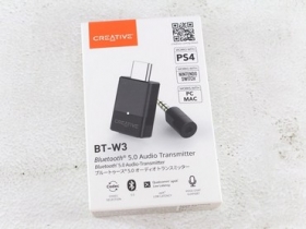 Creative BT-W3 藍牙發射器-隨插即用，輕鬆升級高通aptX HD/LL超低延遲音訊編碼