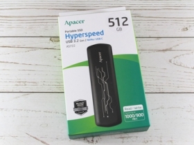 宇瞻Apacer AS722 USB3.2 Gen2 NVMe Type-C外接式固態硬碟-大容量與高速傳輸兼得，隨身攜帶檔案就是這麼簡單！