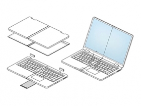 三星提出螢幕、鍵盤可拆分、個別凹折收納的筆電設計