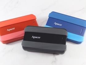 宇瞻 Apacer AC533 USB 3.2 Gen 1行動硬碟-抗震防滑雙防護，最大5TB海量儲存