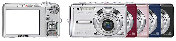 Olympus 2008 春季四款 FE 系列相機出線