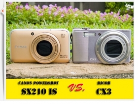 兩砲相遇 - Canon SX210IS vs Ricoh CX3