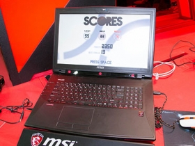 【Computex 2015】MSI 筆電動眼睛就能玩遊戲