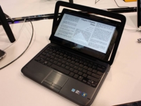 【CES 2011】Dell Inspiron DUO 翻轉筆電試玩