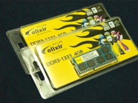 elixir 南亞記憶體 DDR3 1333 8GB向下相容 + 簡易效能測試