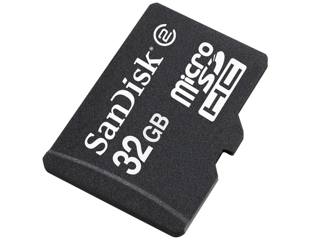 SanDisk 率先推出 32 GB microSDHC 記憶卡