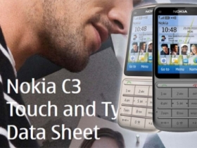 Nokia C3-01 大眾新機：S40 觸控 + 鍵盤輸入