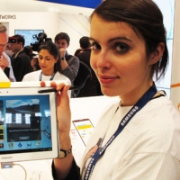 【MWC12】Galaxy Note 10.1 畫筆玩 Photoshop