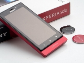 超值雙核：Sony Xperia sola「魔幻紅」開箱