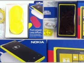 Lumia 920 黃色機到貨開箱！蝴蝶機預購有贈品