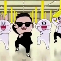 LINE 與 PSY 合作，推出超可愛江南 Style 動態貼圖？！