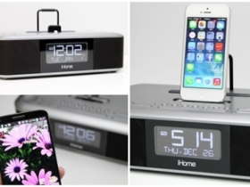 iHome iDL100 音樂播放器：Lightning 介面，充電、鬧鐘一把罩！