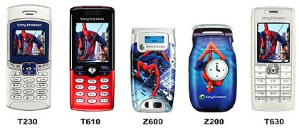 蜘蛛人 2 旋風　Sony Ericsson 發表五款勁裝機