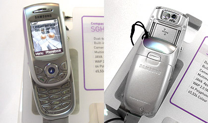 2004 新加坡電信展 (二) Samsung 新機直擊
