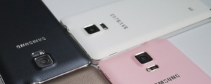 Galaxy Note 4 黑白粉金 四色全家福亮相
