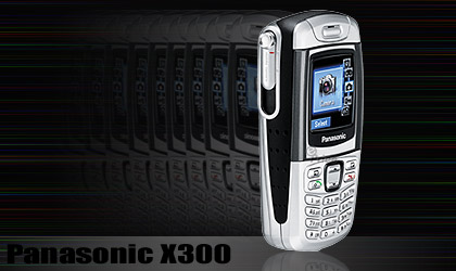 全球首款 DV 造型手機 Panasonic  X300 新鮮上市