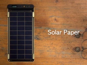 集資超過14倍！超輕太陽能充電器 Solar Paper 最後召集