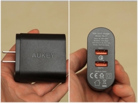 Aukey雙孔QC2.0輸出充電器分享 